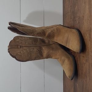 Ariat Heritage Cowboy Boot Tan Leather Western Boot Women's sz 8B